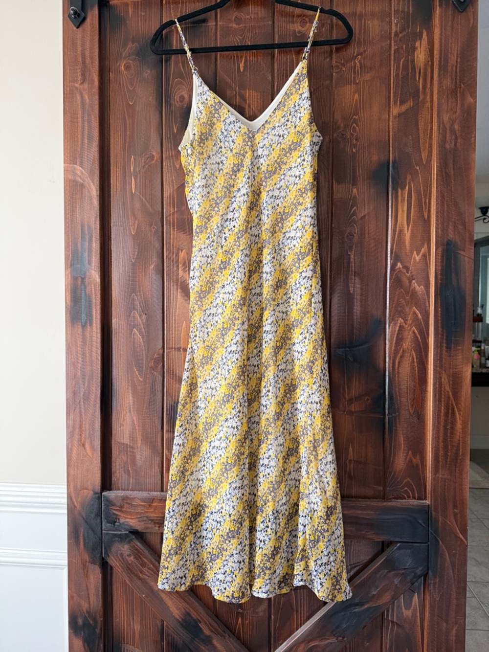 Le Lis Yellow Floral Slip Maxi Dress